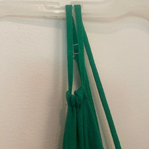 Lulus Warm Weather Wishes Green Strappy Dress w/ Pockets sz M--OUT OF STOCK - Picture 7 of 16